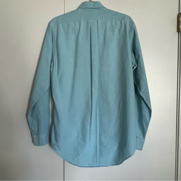 Vintage Ralph Lauren Blue Long Sleeve Button Down Shirt mens size med (15.5/35) - Picture 2 of 9